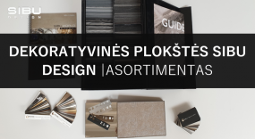 SIBU Design dekoratyvinės plokštės