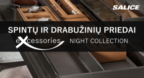 Katalogas. Spintų ir drabužinių priedai "SALICE excessories - Night collection"